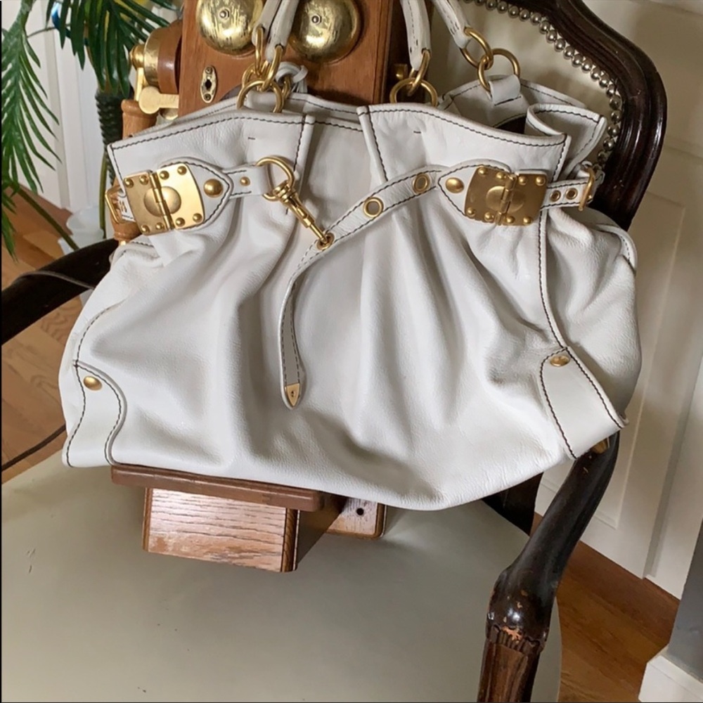 Miu Miu White Shoulder Bag
